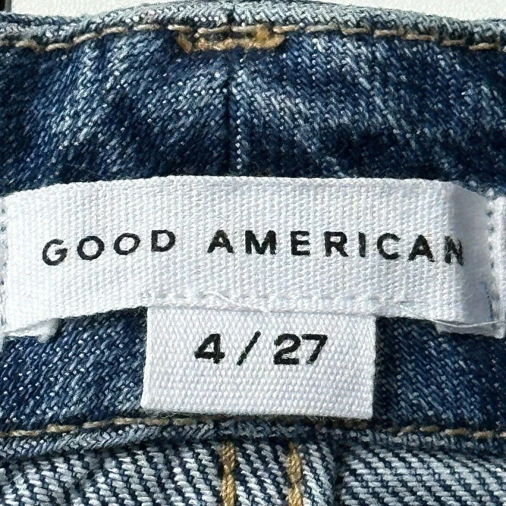 Good American Good Classic Jeans High Rise Skinnyish Fit Women’s 4/27 Blue NWT - Picture 10 of 12